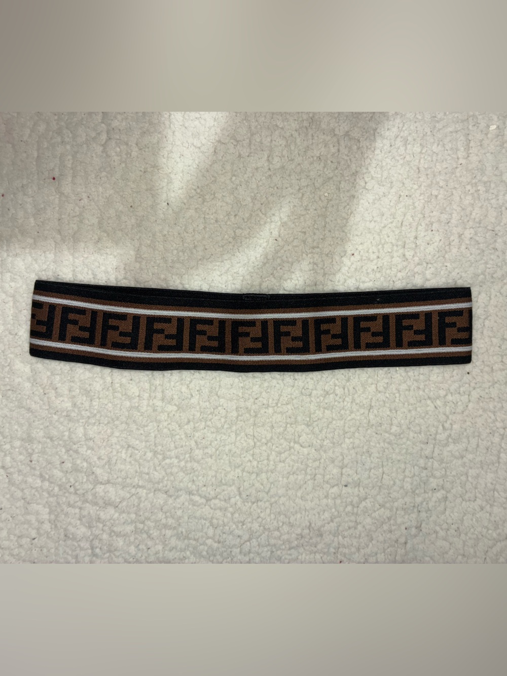 Fendi preloved elastic headband